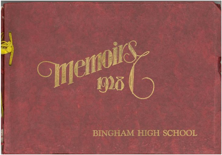Bingham High School Class of 1928